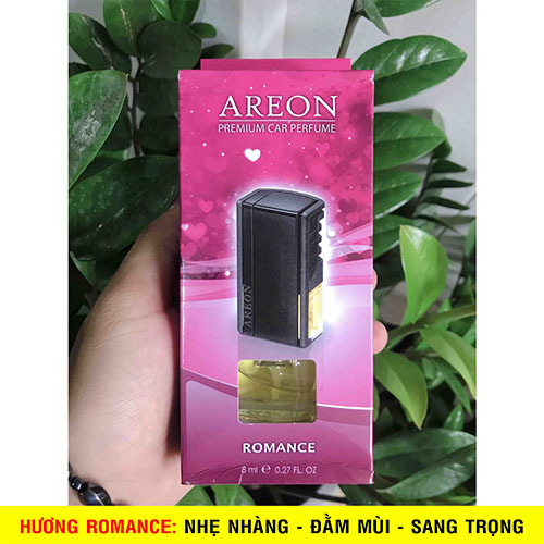 Nước hoa kẹp cửa gió ô tô - Areon Sport Lux Romance