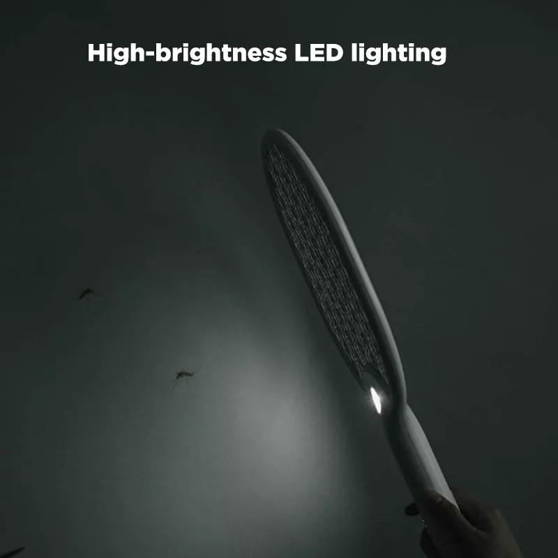 Vợt Điện Xiaomi Youpin Jordan & judy 3000V Ba Lớp Chống Diệt Muỗi Sạc USB-Hàng chính hãng