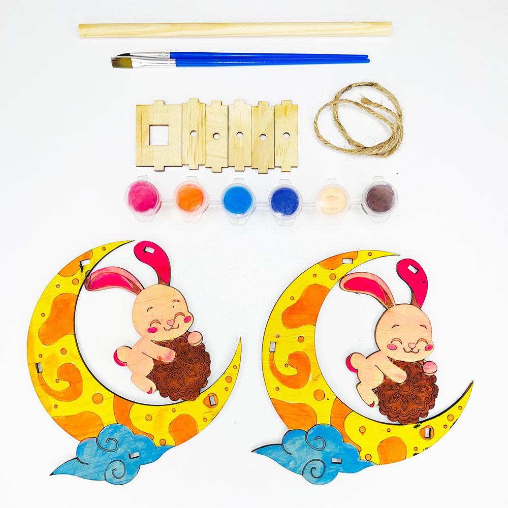 Lồng Đèn Sáng Tạo - Thỏ Con Bên Trăng - Giftbrand GB08