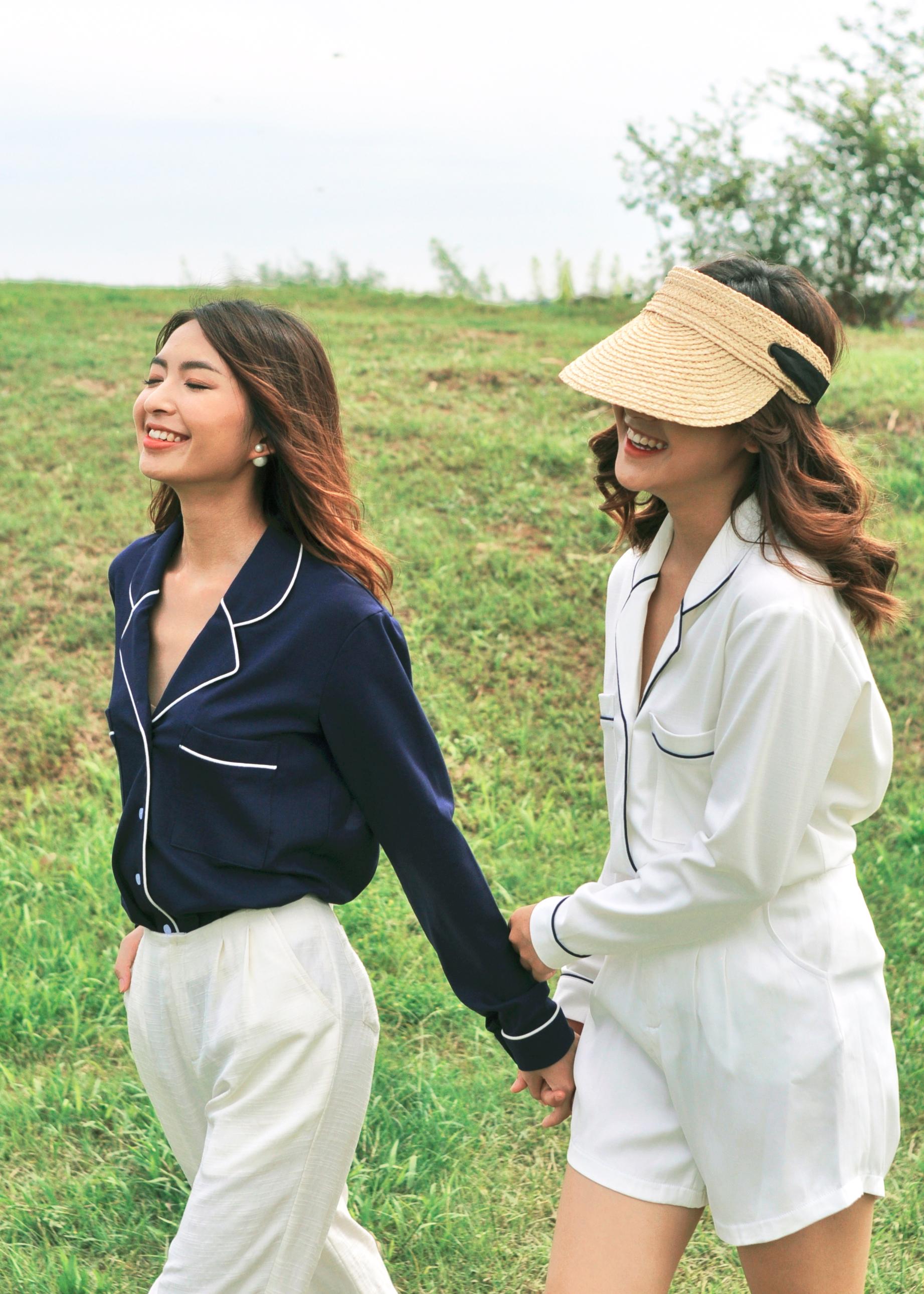 Áo somi pyjama công sở dài tay