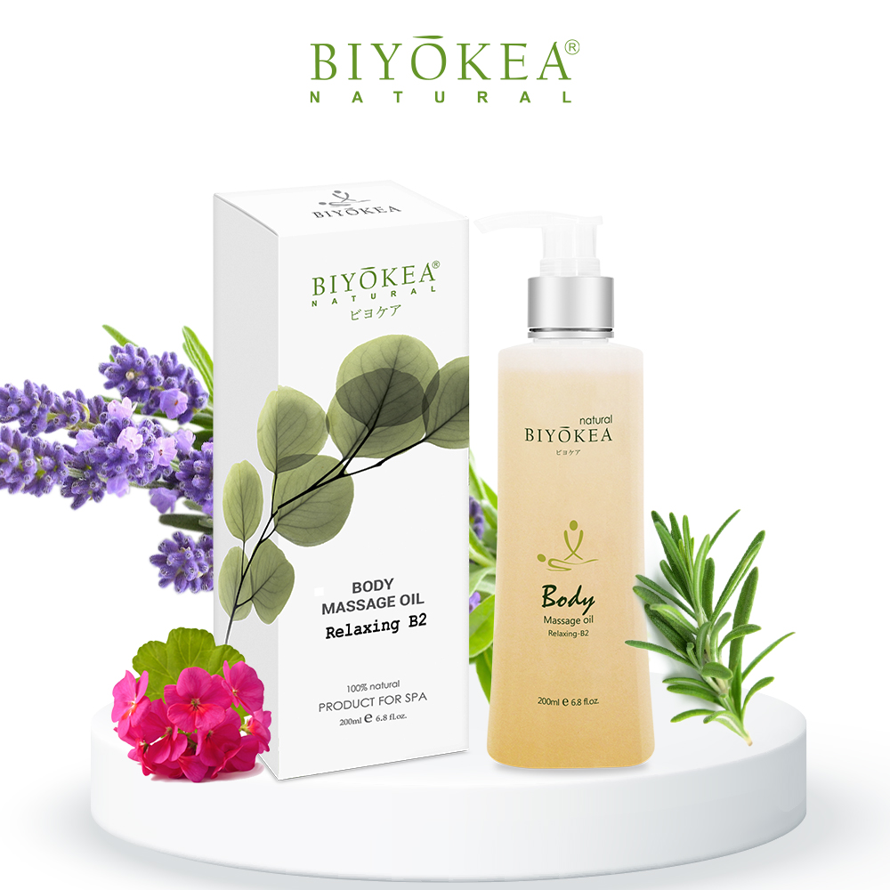 Dầu Massage BIYOKEA Body Premium Relaxing B2 - Thư giãn 200ml