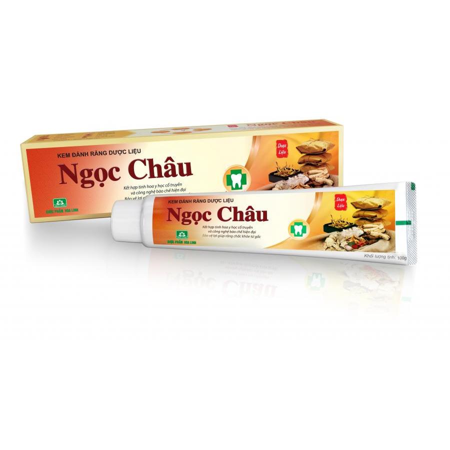 Kem đánh răng dược liệu Ngọc Châu truyền thống 100g