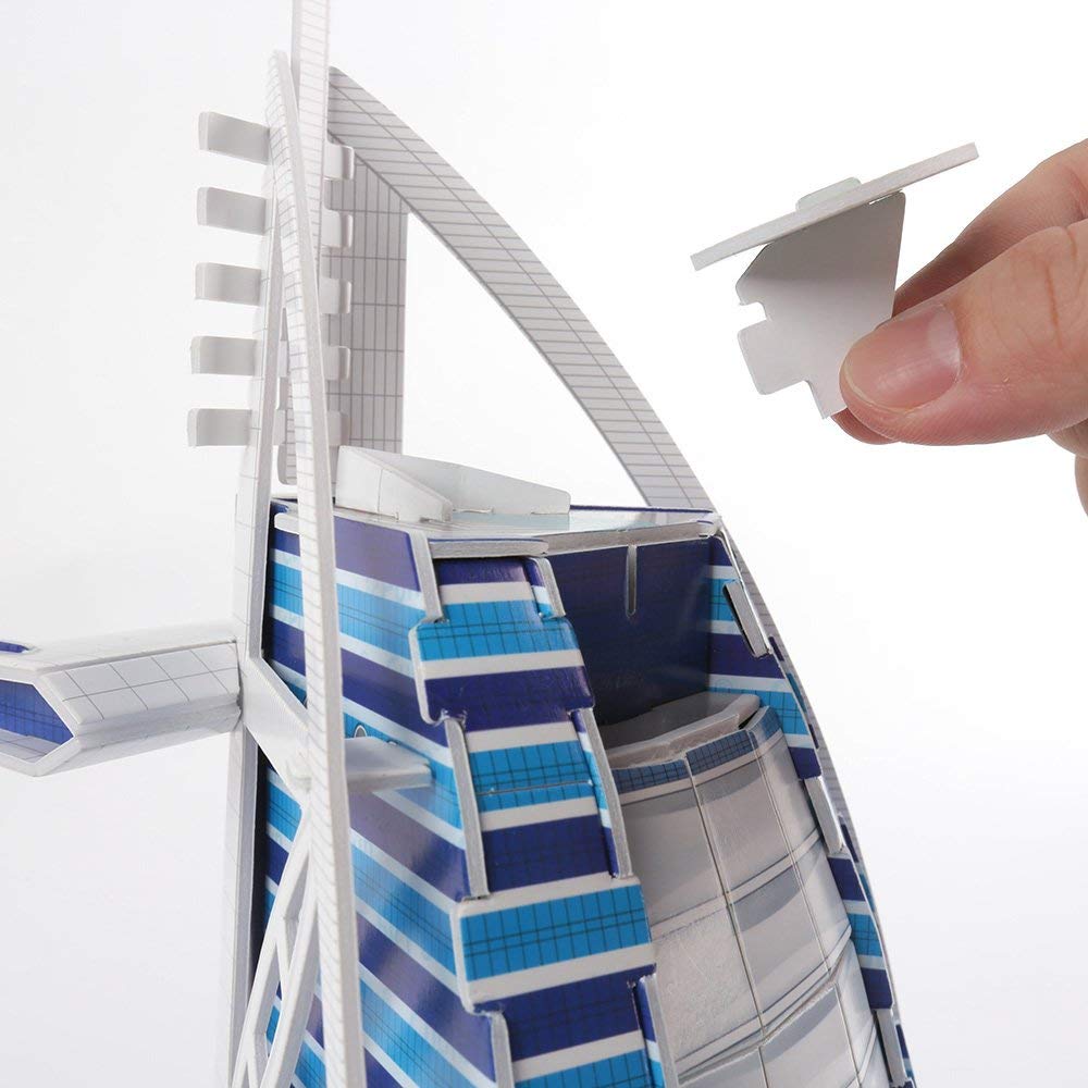 Mô hình giấy 3D - Khách sạn Burj Al Arab - Dubai