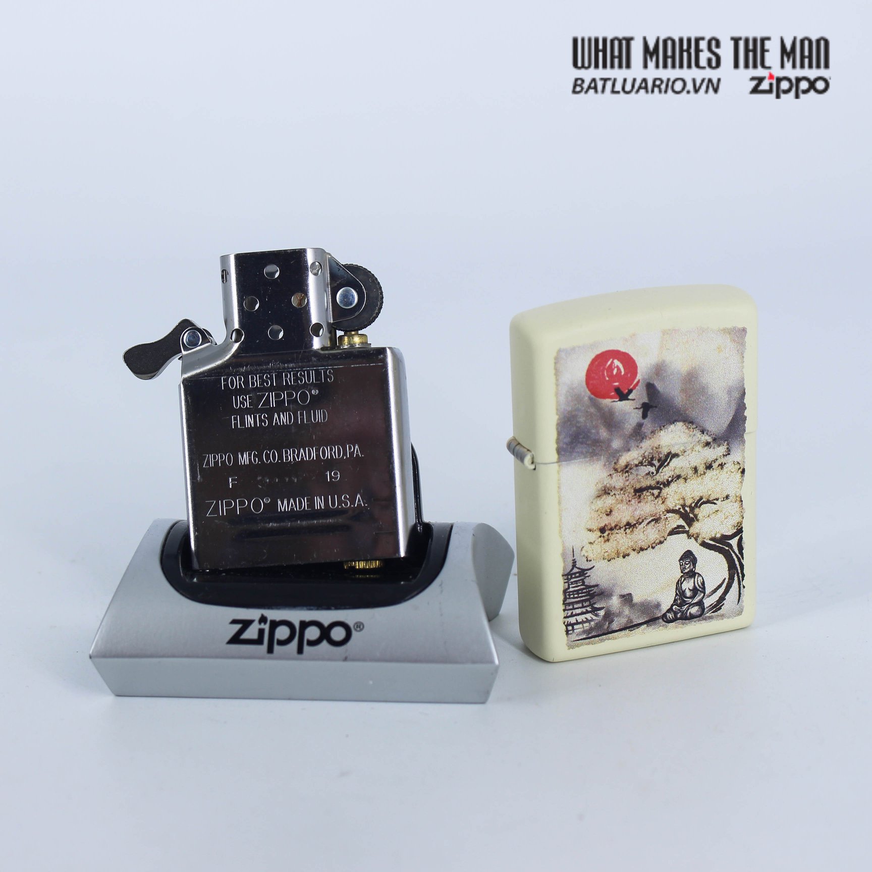 Bật Lửa Zippo 29846 – Zippo Pagoda Bonsai Buddha Design