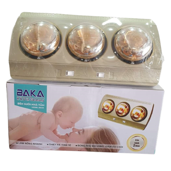 Đèn Sưởi Phòng Nhà Tắm BAKA BK03 - Hàng Chính Hãng