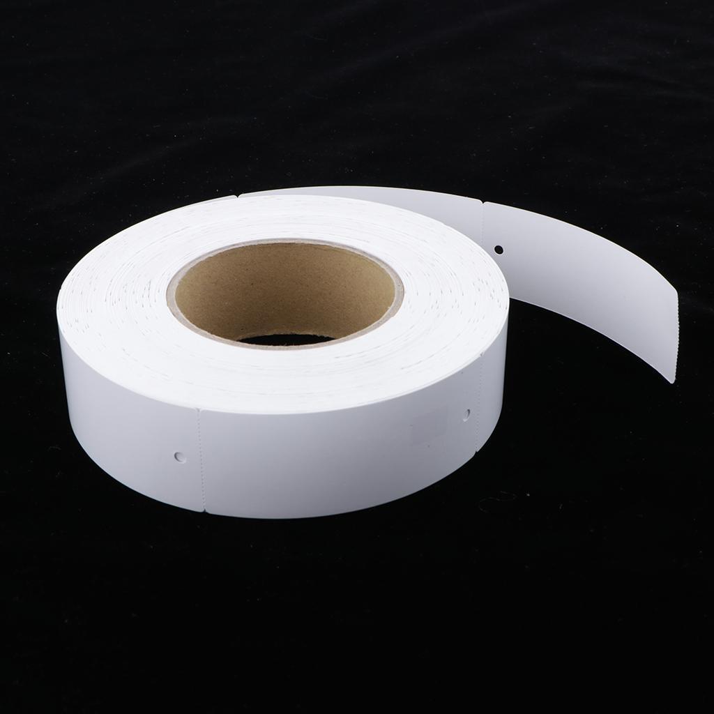 500pcs/roll White Unstrung Marking Tags Retail Shop Products Display Labels