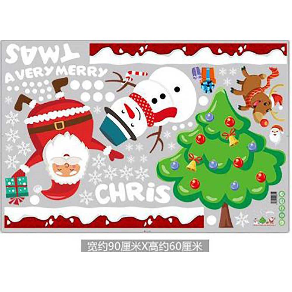 DECAL TRANG TRÍ NOEL 2 MẶT 2021 SỐ 7