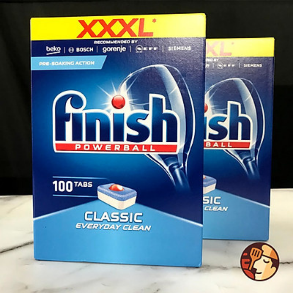 Viên rửa Chén Tổng Hợp Finish 100 Tabs Dùng Cho Máy Rửa Bát