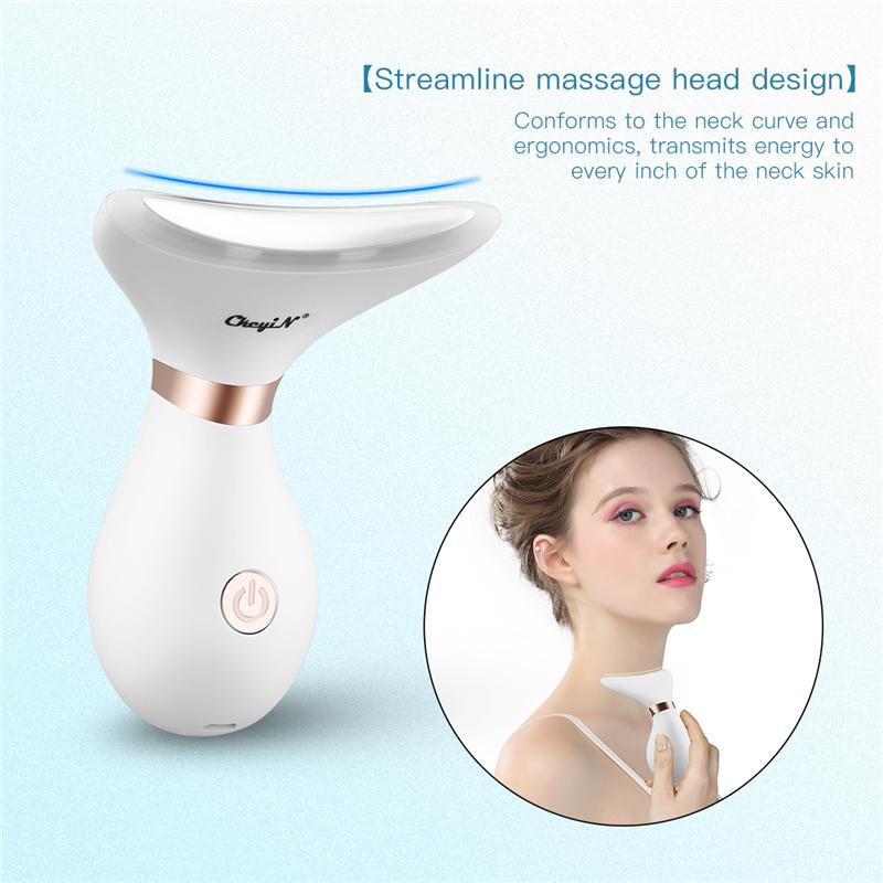 EMS V Dòng Lên Mặt Giảm Béo LED Photon Trẻ Hóa Da Nhăn Đôi Cằm Tẩy Mặt Nâng Bộ Dán Cổ Thon Gọn Hơn