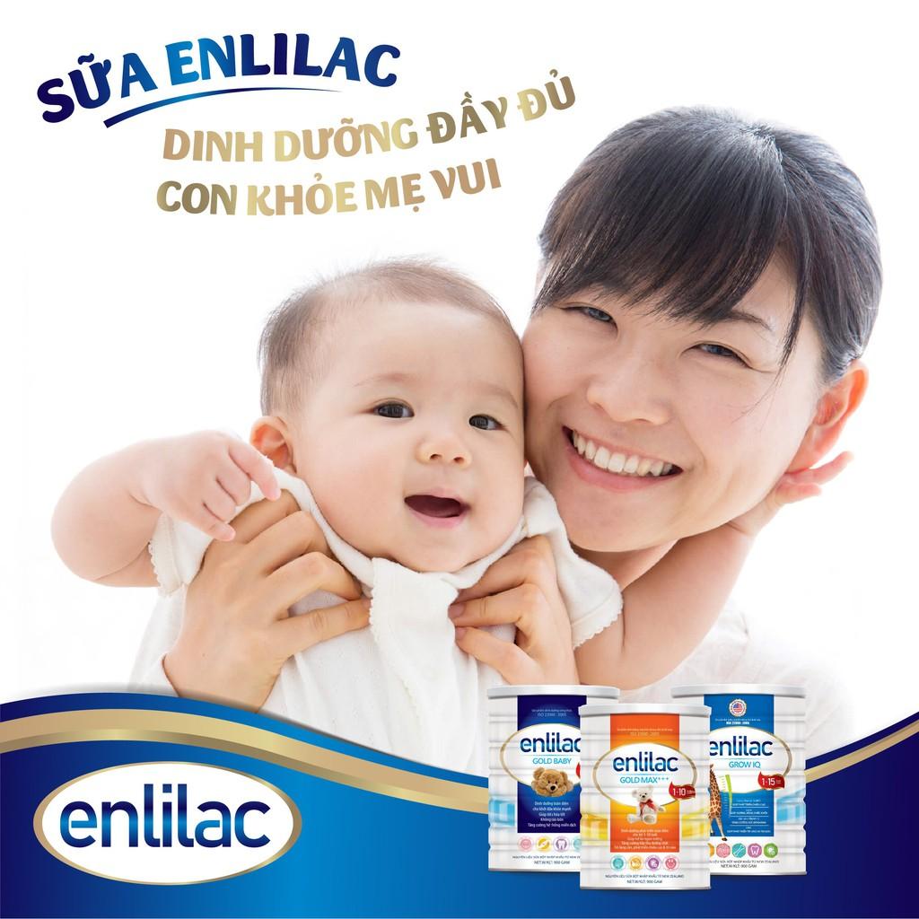 Sữa bột Enlilac Gold Max+ - Giúp bé ăn ngon miệng, tăng cường hấp thu dưỡng chất, sữa cao năng lượng cho trẻ 1- 10 tuổi