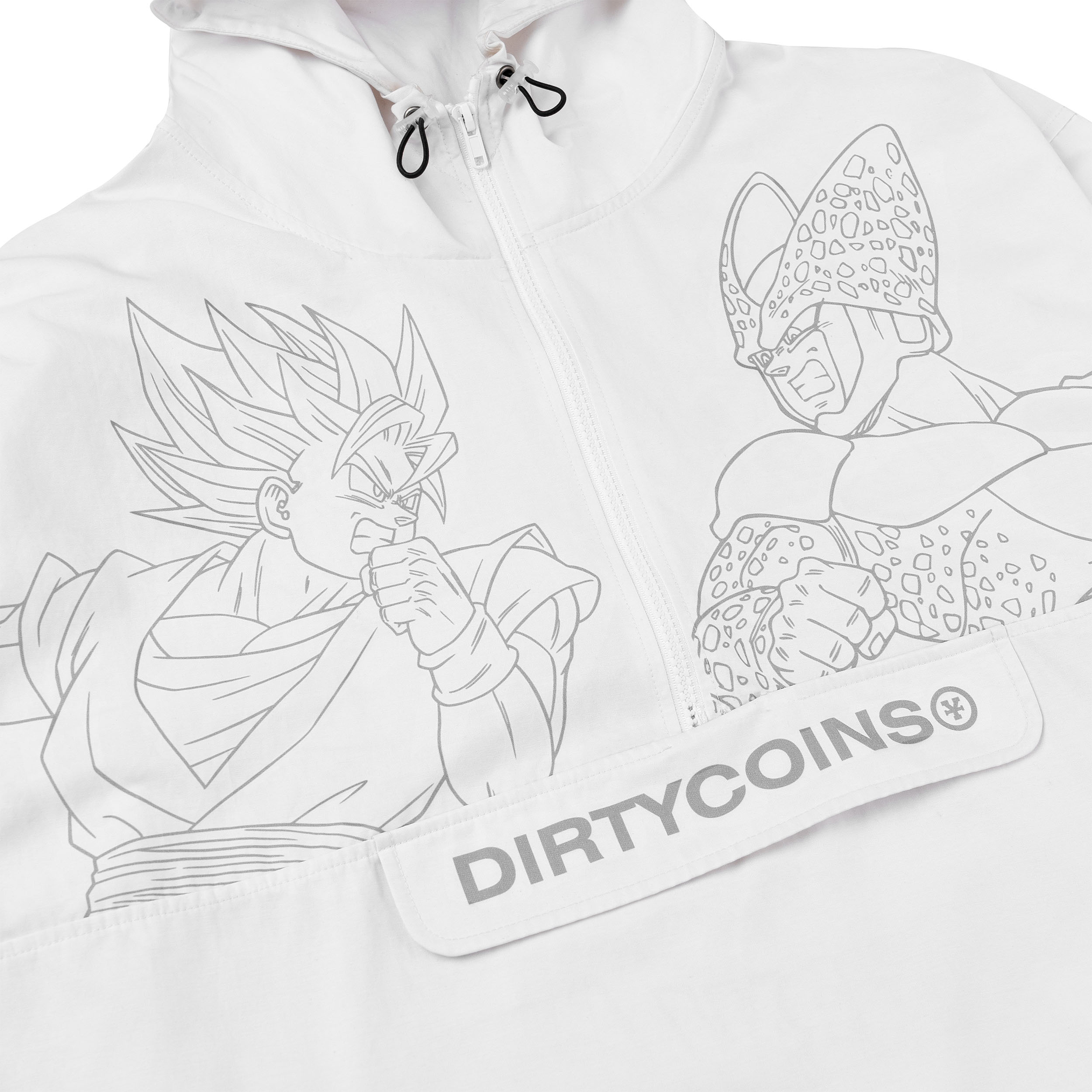 Áo Khoác DIRTYCOINS | DRAGON BALL Z Goku Battle Half-Zip Jacket