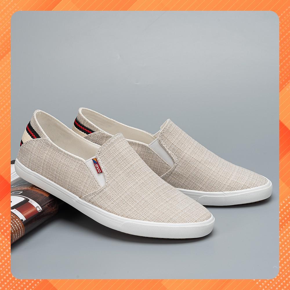 Giày lười nam - Slip on nam vải - Mã A7200