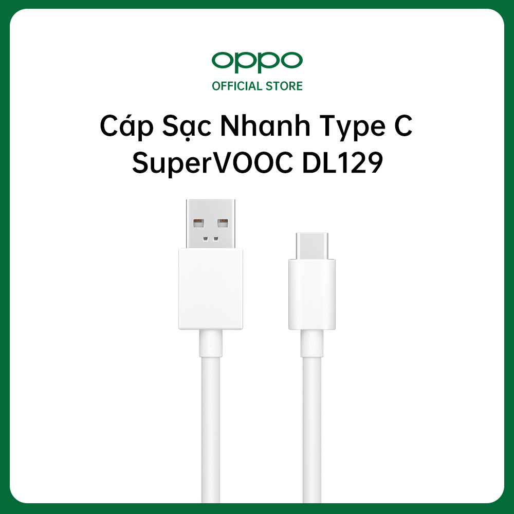 Cáp Sạc Nhanh Type C SuperVOOC DL129 - Hàng Chính Hãng