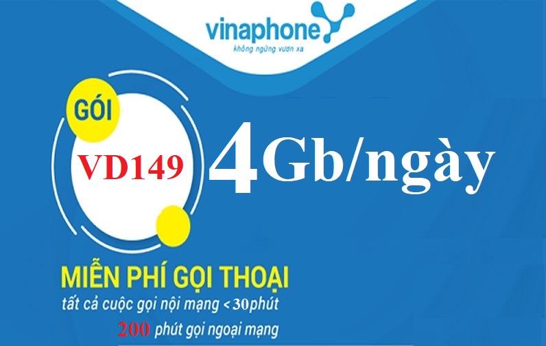 Sim 4G Vina đầu số 0918 (Gói 4Gb/ngày, 120Gb/tháng, gọi nội mạng miễn phí, gọi Ngoại Mạng miễn phí 200 phút/tháng, phí 150k/tháng)