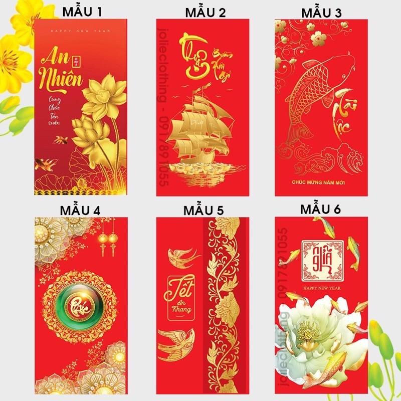 Combo 10 cái bao lì xì siêu chuẩn Tết