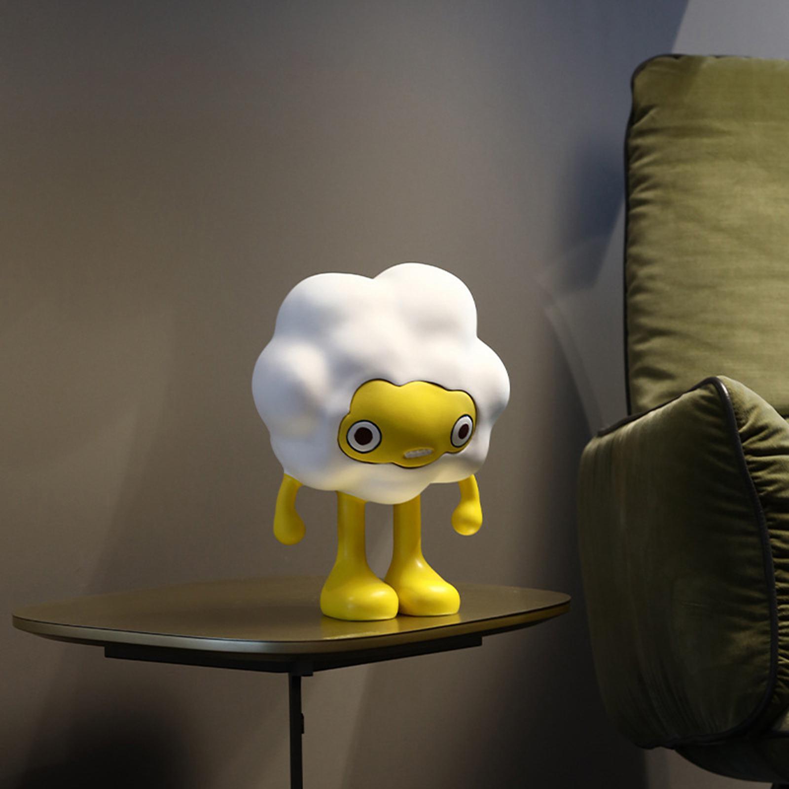 Adorable Cartoon Personifies Statue Ornament for Restaurant Entrance