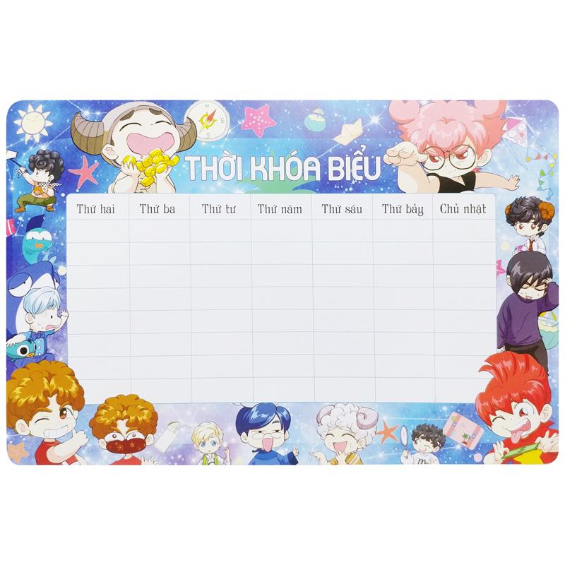 Thời Khóa Biểu Lớp Học Mật Ngữ - 12 Cung Hoàng Đạo - The Sun 01