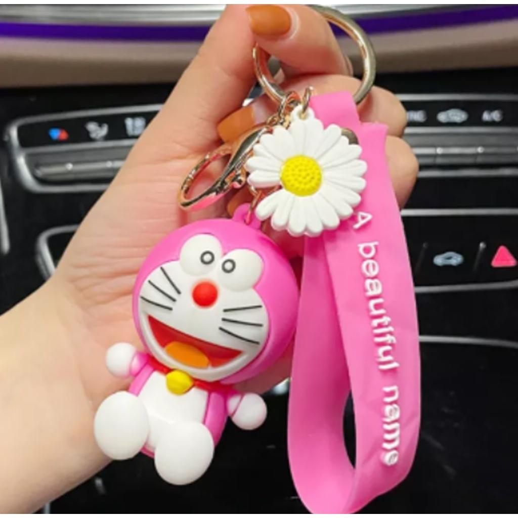 Móc Khóa chú Mèo Máy Kute Doraemon nhân vật hoạt hình thiếu nhi màu xanh đen