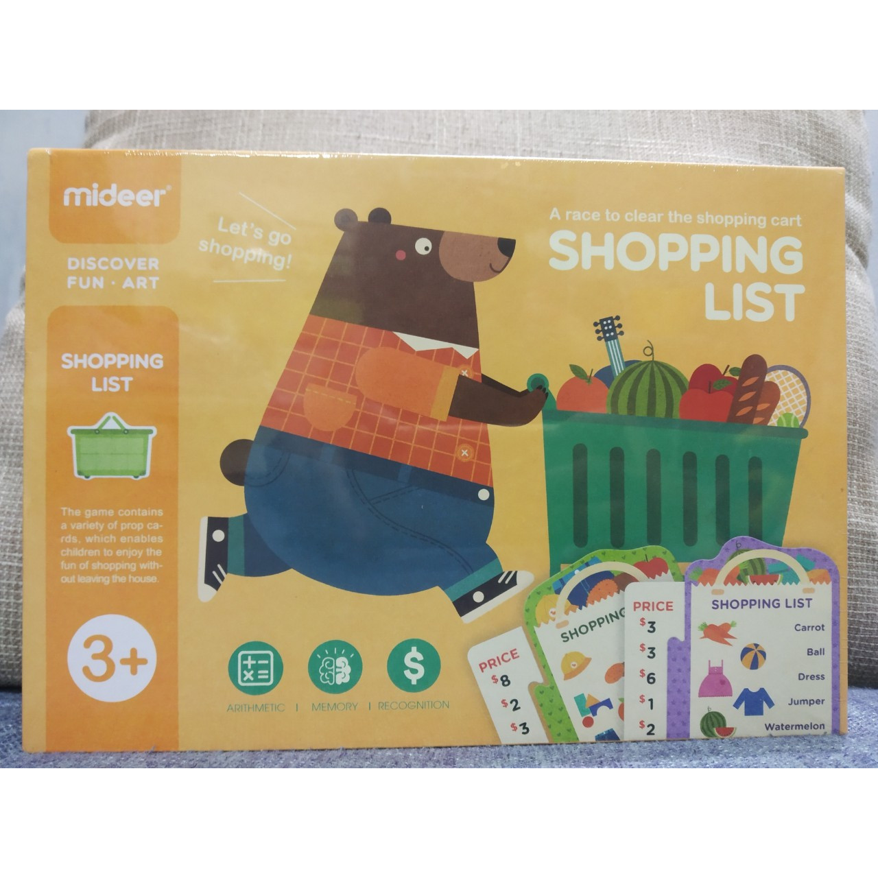 Shopping List - bộ trò chơi học cách đi chợ mua sắm và tiêu tiền cho bé từ 3 tuổi trở lên