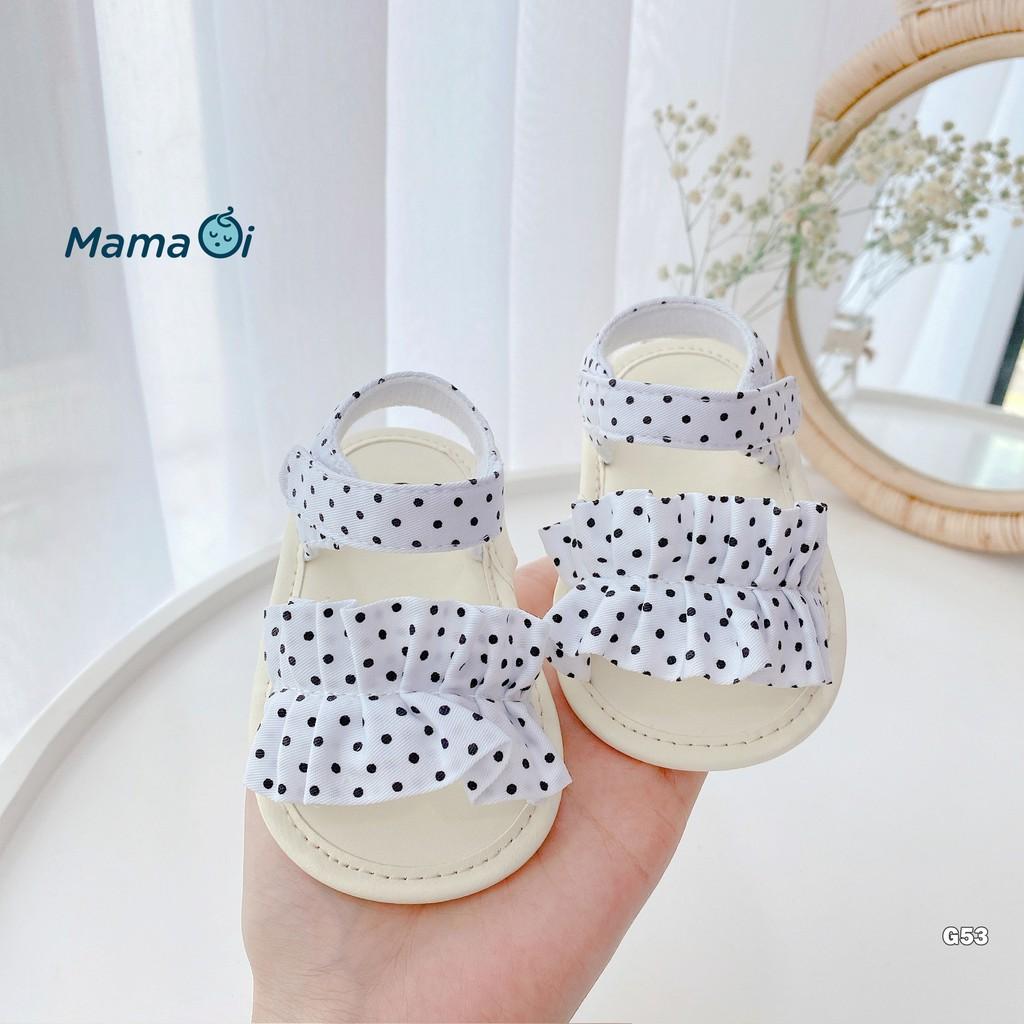 Giày sandal tập đi đế vải lót da êm chân cho bé tập đi của Mama Ơi - Thời trang cho bé