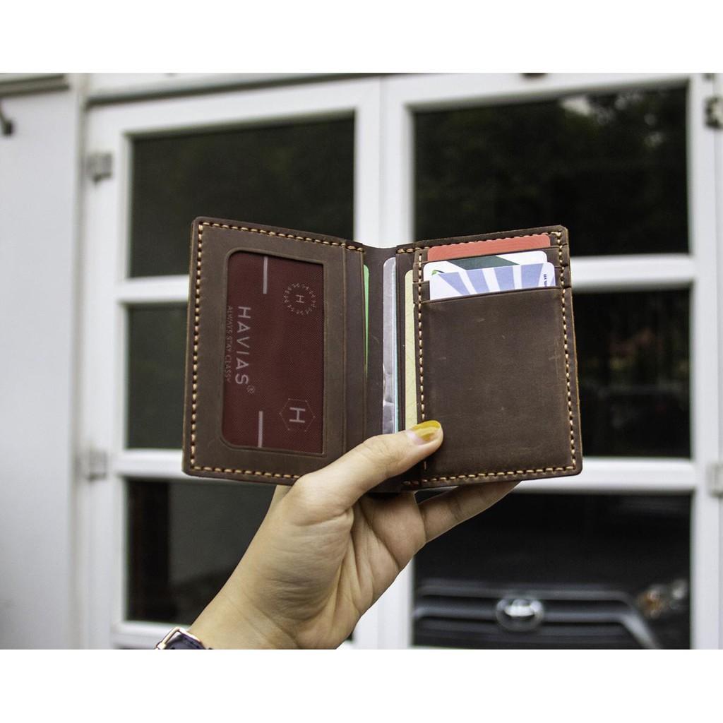 Ví Da đứng Venumi Handcrafted Wallet HAVIAS