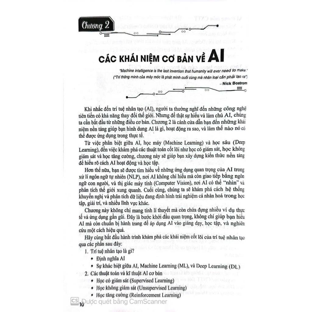 Sách - Ứng dụng trí tuệ nhân tạo (AI) trong dạy và học môncông nghệ thông tin (dành cho giáo viên và học sinh) HA