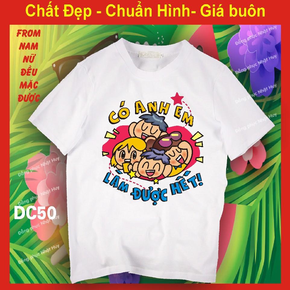 Áo nhóm đi chơi DC49, du lịch biển, phông, thun, chất đẹp,team nhoi,ĐOÀN KẾT NEVER CHẾT,chúng ta là anh em
