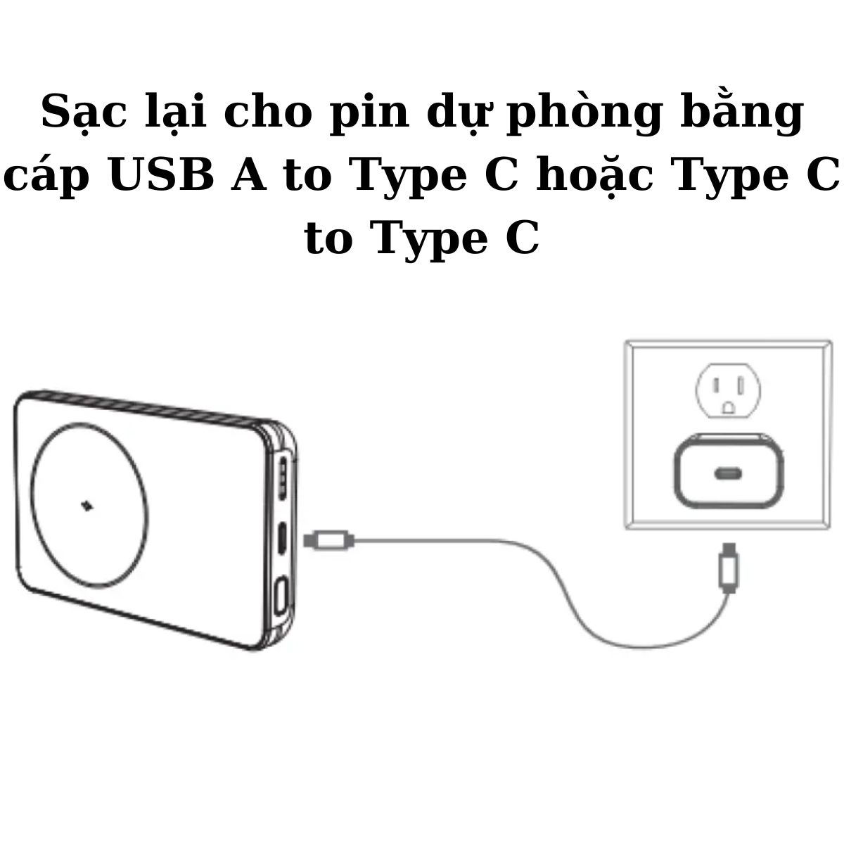 Pin Sạc Dự Phòng Choetech B651 dung lượng 10000mAh 20w cho Airpods và i-P 12 Series (Hàng chính hãng)