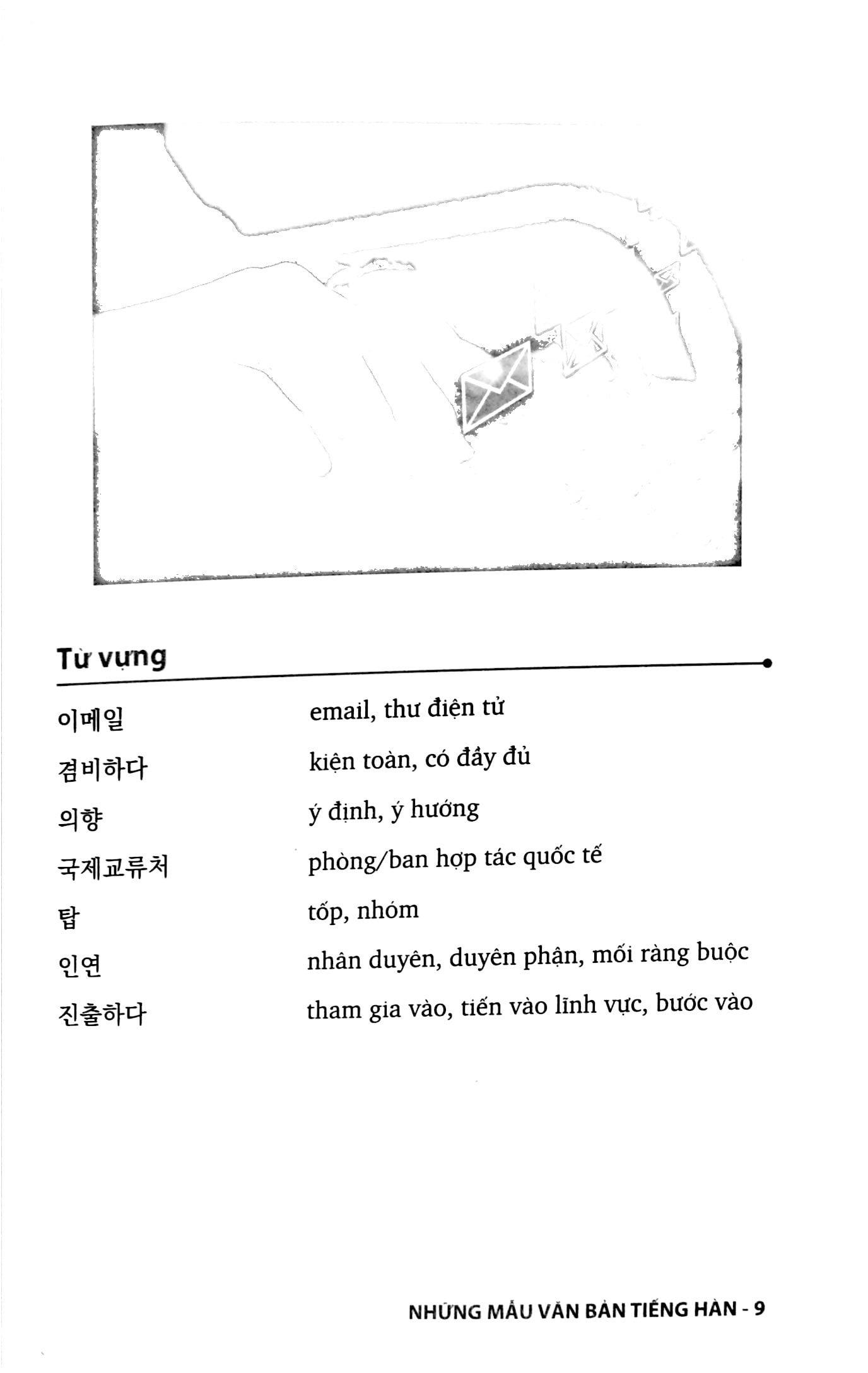 Những Mẫu Văn Bản Tiếng Hàn