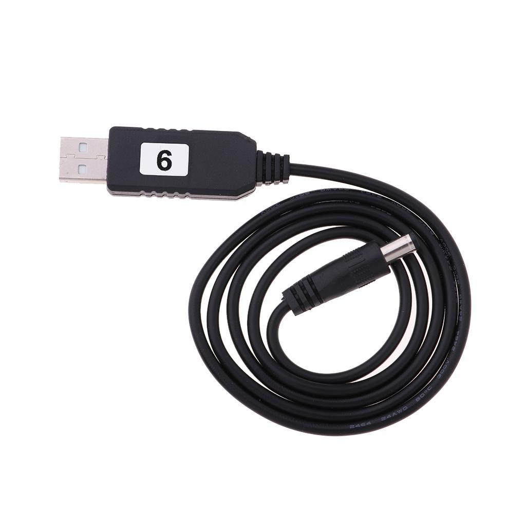 DC 5V to DC 9V 12V USB Voltage Step Up Converter Cable with DC Jack