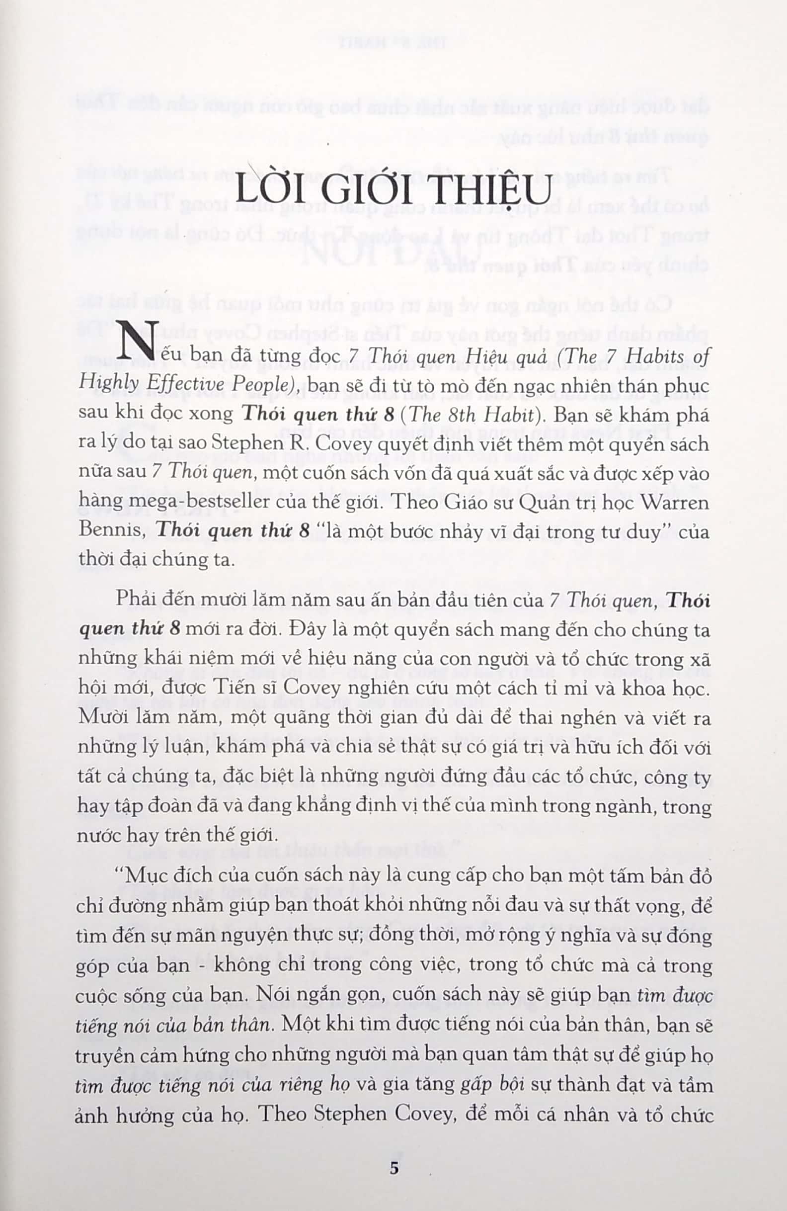 Thói Quen Thứ 8 - Từ Hiệu Quả Đến Vĩ Đại