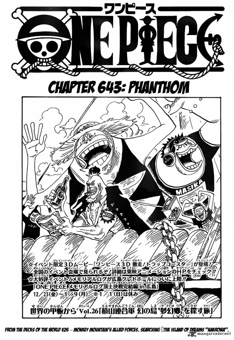 One Piece Chapter 643 - Trang 0