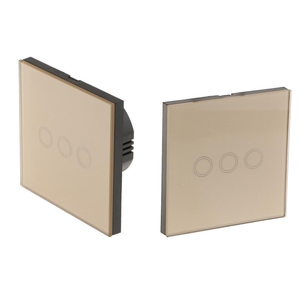 Touch Wall Switch with Wireless Remote Controller Panel Switch