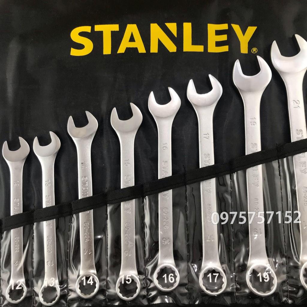 Bộ cờ lê cao cấp STANLEY 14 chi tiết 8-24mm (Vòng miệng - Đầu tròng) - Chính hãng STANLEY 80-946