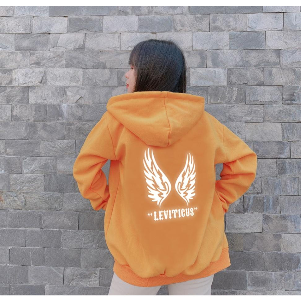 ÁO KHOÁC NỈ HOODIE PHẢN QUANG ĐÔI CÁNH