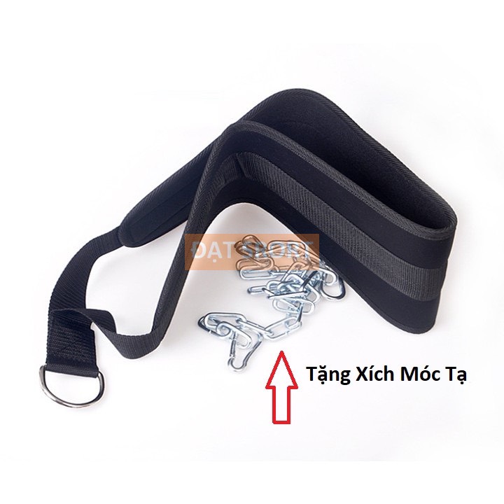 Đai lưng xích móc tạ đại lưng treo tạ TXstar giúp bảo vệ vùng thắt lưng cột sống khi tập, hỗ trợ đa dạng các bài tập gym