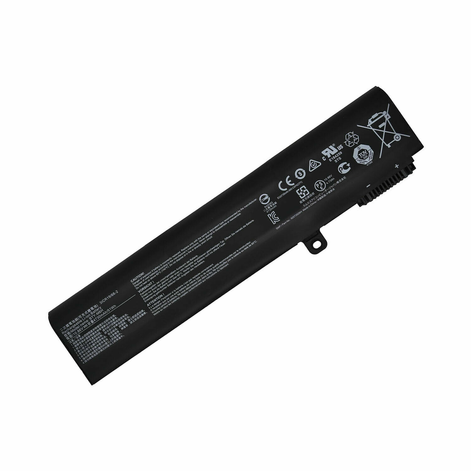 Pin dành cho MSI GE72MVR 10.8V 3834mAh 40Wh BTY-M6H