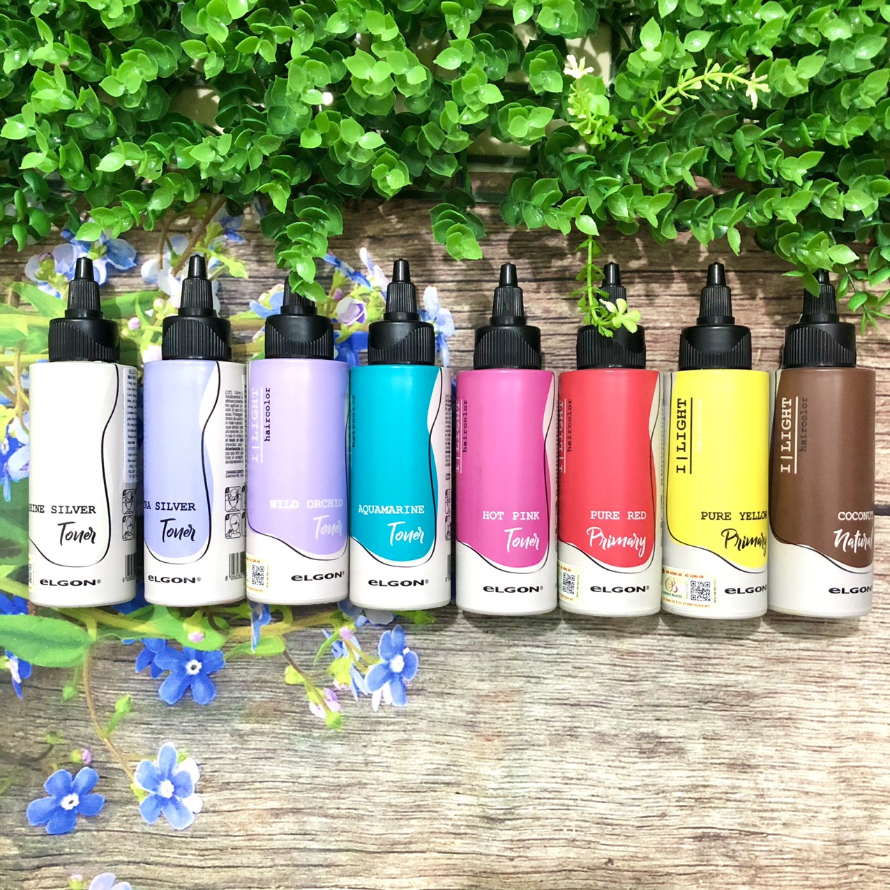 THUỐC NHUỘM TÓC ELGON I-LIGHT HAIRCARE ULTRA SILVER TONER 100ML
