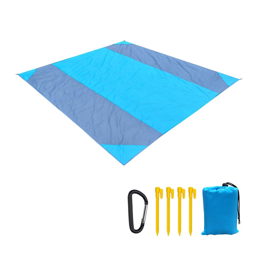 Quá Khổ Bỏ Túi Bãi Biển Chăn Chống Nước Cát Tự Do Đi Dã Ngoại Cắm Trại Thảm Lớn Di Động Miếng Lót Nhẹ Size Lớn Ngoài Trời Giường