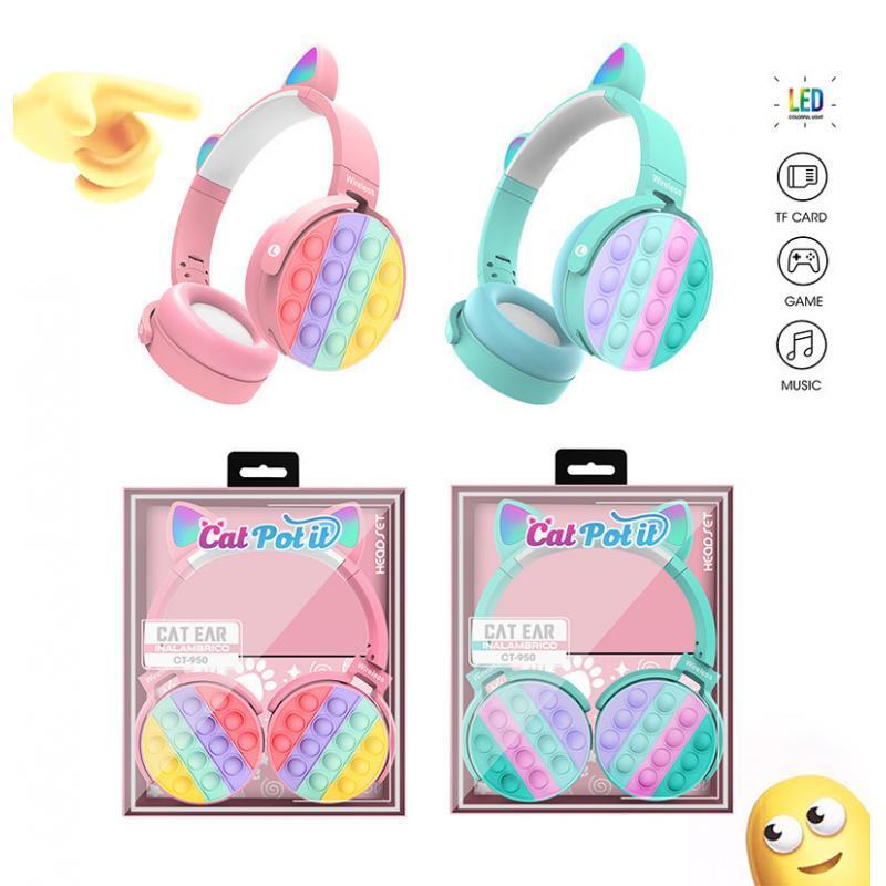 Cute Gaming Headset Comfortable Ear Pads over Ear Headphones for PC Computer