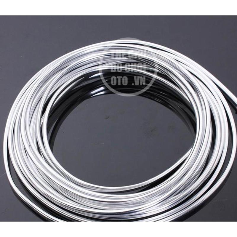 Nẹp chữ u viền cánh cửa ô tô bản 11mm, có màu sáng bóng, sang trọng, chống va đập cánh cửa