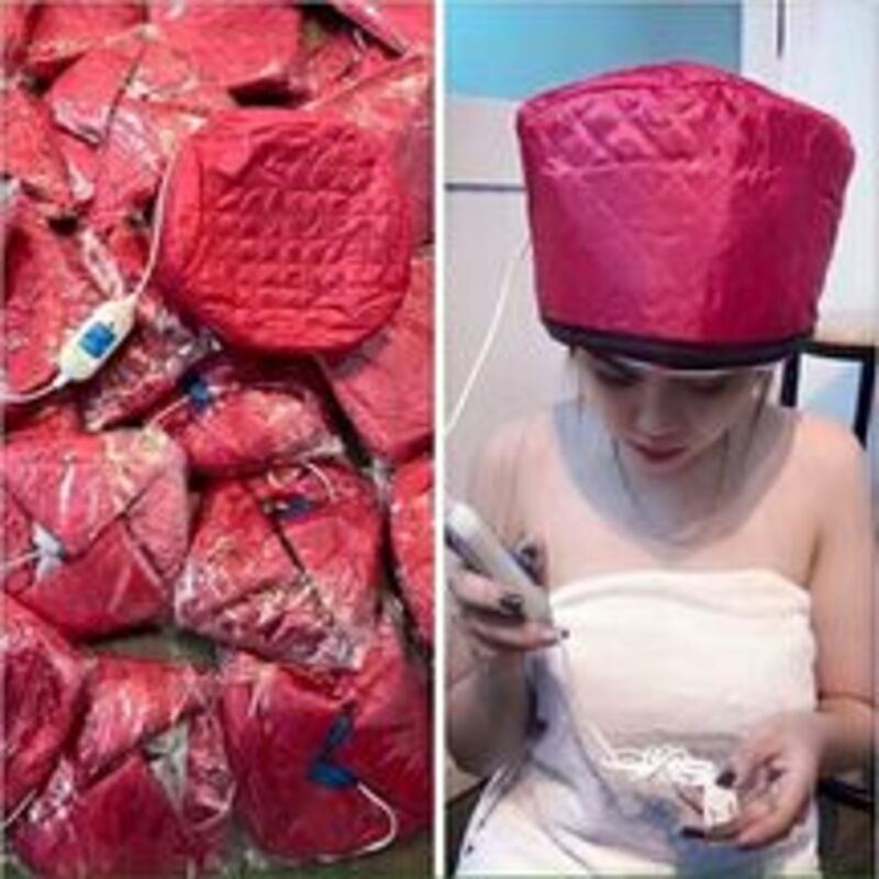 Mũ Hấp Tóc Cá Nhân Tại Nhà Bằng Điện 2 Chế Độ Nhiệt Cao Cấp Có Khóa Kéo