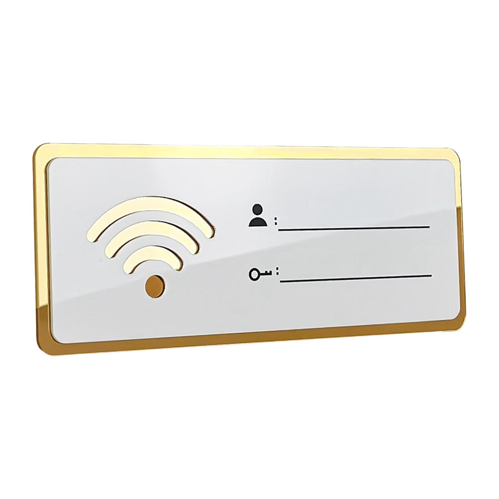 WiFi password sign 8cm×20cm