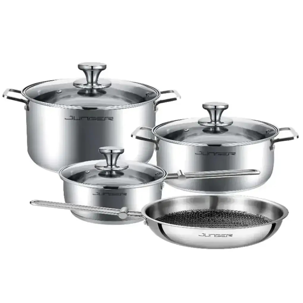 BỘ NỒI INOX 7 CHI TIẾT JUNGER CWJ-070 - Hàng chính hãng
