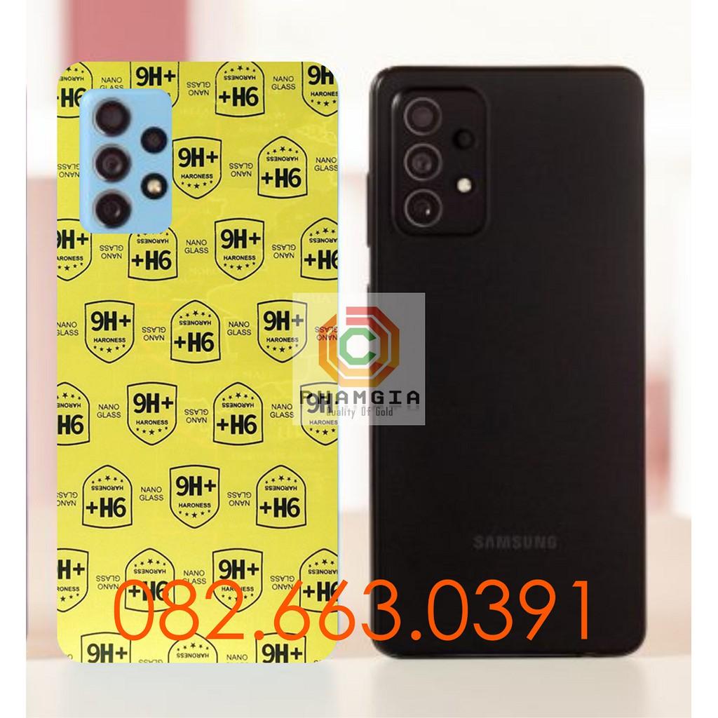 Dán Cường lực mặt sau cho Samsung A32 dẻo nano siêu bền