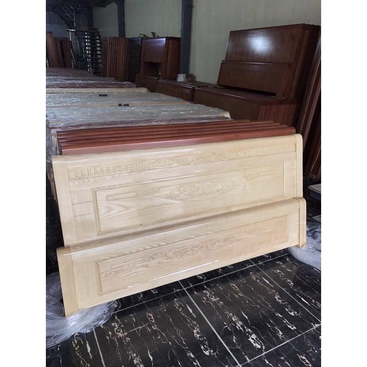 Giường ngủ gỗ sồi