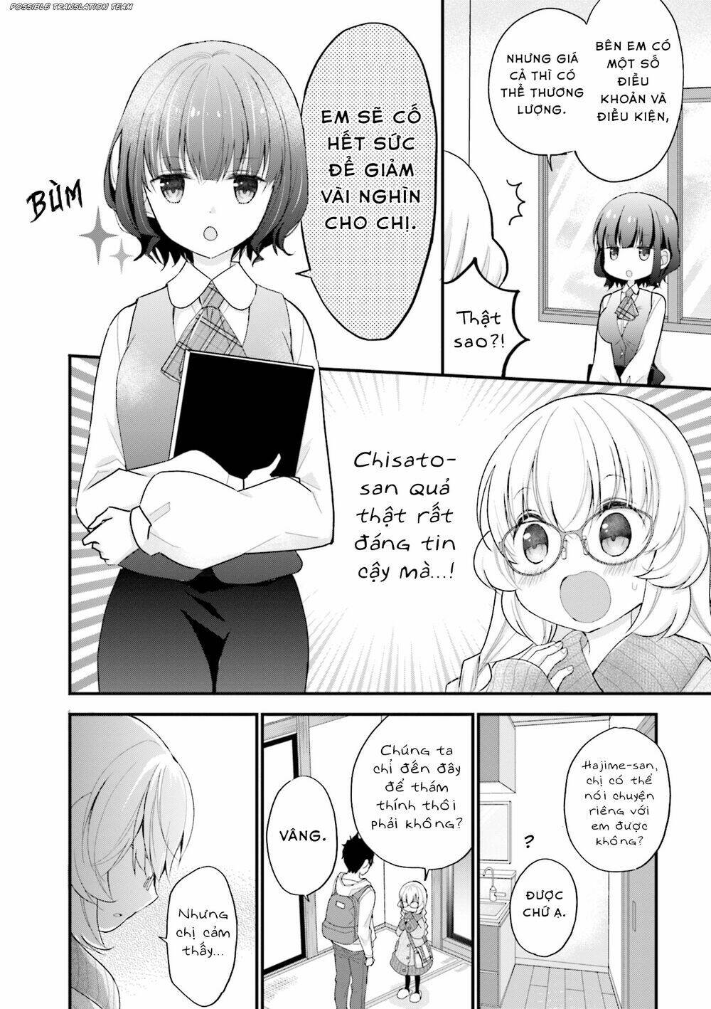 senpai kiêm bạn gái nhỏ nhắn của tôi rất dễ thương chapter 5 6