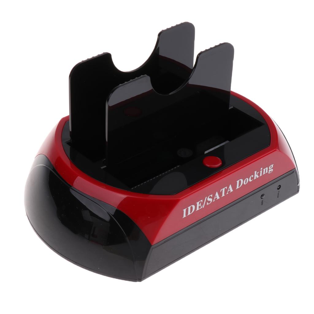 External Dual Port HDD Docking Station OTB for 2.5''/3.5'' IDE/SATA HDD/SSD