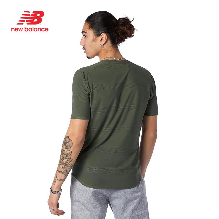 Áo thun tay ngắn thể thao nam New Balance Q Speed Jacquard - AMT13277NSE (form châu á