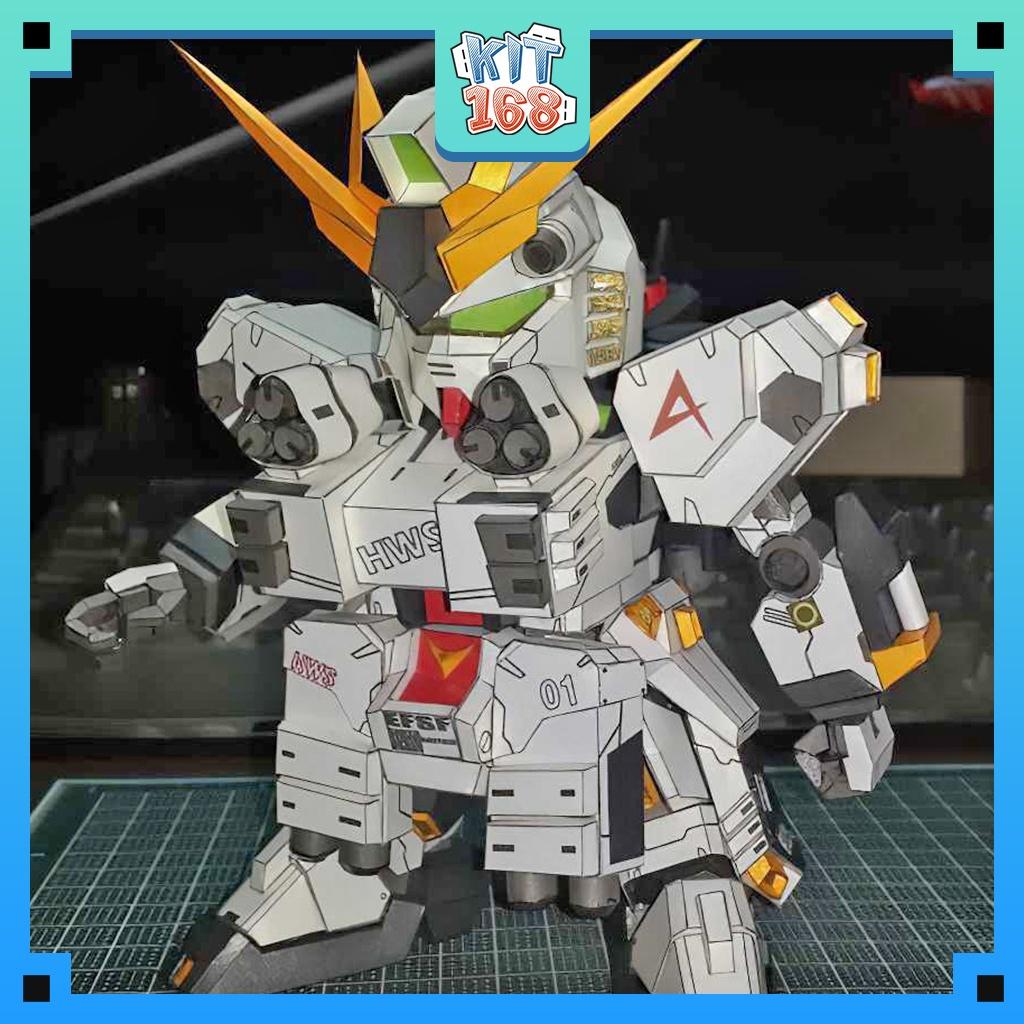 Mô hình giấy Anime Game Robot Gundam SD RX-93 V HWS